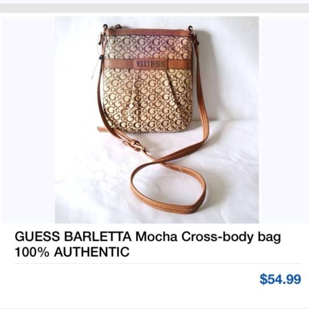 Guess Barletta- Crossbody Bag- Mocha